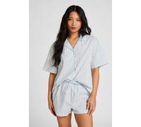 Hunkemöller Veste Rayée en Coton Bleu XS