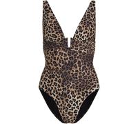 Hunkemoller Hunkemöller Luxe Animalia Shaping Brown Bathingsuit