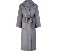 Hunkemoller Hunkemoller Soft Fleece Grey Bathrobe Grey XL-2XL (EU 48-54)