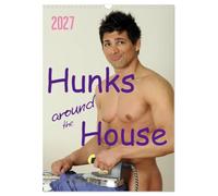 Hunks around the House (Wall Calendar 2027 DIN A3 portrait), CALVENDO 12 Month Wall Calendar: Colour photos of nude muscular males doing the household