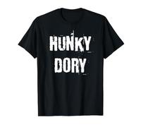 Hunky Dory se Porte très Bien T-Shirt Graphique avec Valeur, Homme, Noir, M