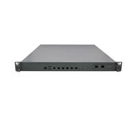 HUNSN 1U Firewall Appliance 10GbE with Redundancy Power Supply, PFSense, Mikrotik, OPNsense, Untangle, Sophos, Kerio, VPN, I7 9700, RZ09, 6 x 1GbE LAN, 2 x SFP+, 4G RAM, 128G SSD