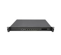 HUNSN 1U Firewall Appliance for PFSense, Mikrotik, OPNsense, Sophos, Kerio, VPN, Celeron 5205U, RZ02, 6 x Intel I211 I210 LAN, 4 x SFP, Console, with SIM Slot, 32G RAM, 512G SSD