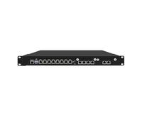 HUNSN 1U Rackable Cabinet Firewall Appliance, PFSense, Mikrotik, OPNsense, VPN, Router PC, I5 9400, RJ67, C246, 8 x 2.5GbE, 6 x 1GbE LAN, Console, GPIO, 4G RAM, 32G SSD