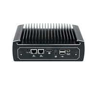HUNSN Base Plate Din Rail Mini PC, Industrial Computer, Windows 11 Or Linux Ubuntu, TPM2.0, Core I3 10110U, BX01a, 2 x COM, SIM Slot, HDMI, DP, 2 x LAN, WOL, PXE, Watchdog, 32G RAM, 256G SSD, 1TB HDD