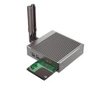 HUNSN Fanelss Rugged Mini PC, Desktop Palm Computer, Windows 11 Pro Or Linux Ubuntu, Intel Celeron N2940, BH10, PXE, WOL Support, 2 x HDMI, 2 x LAN, 4 x USB2.0, 2 x USB3.0, 4G RAM, 128G SSD