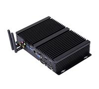 HUNSN Fanless Industrial Computer, IPC, Mini PC, Windows 11 Or Linux Ubuntu, Intel I7 8550U 8565U 8665U, IM03, VGA, HDMI, LAN, 2 x COM RS232, 3 x USB2.0, 4 x USB3.0, 8G DDR4 RAM, 128G SSD, 1TB HDD