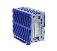 HUNSN Fanless Industrial PC, Mini Computer, IPC, 3865U 3867U, Windows 11/ Linux Ubuntu, IX07k, 3PIN Phoenix, VGA, 4 x COM, 2 x LAN, 9 to 36V, 1 x PCIE 4X, 1 x PCIE 1X, 16G RAM, 256G SSD, 1TB HDD