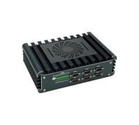 HUNSN Fanless Industrial PC, Mini Computer, IPC, Core I5 1135G7, Windows 11 Pro/Linux Ubuntu, IX11, 16 Way GPIO, 6 x COM, 2Pin Phoenix, HDMI, DP, 3 x I225-V / 226-V 2.5Gbe LAN, 16G RAM, 256G SSD