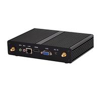 HUNSN Fanless Mini PC, Desktop Computer, HTPC, Kodi Box, Intel Pentium 3825U 3695U, Windows 11 Or Linux Ubuntu, BM05, VGA, HDMI, LAN, 4 x USB3.0, 2 x USB2.0, 8G RAM, 64G SSD