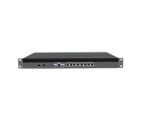 HUNSN Firewall Appliance with SFP28, 1U Network Rackmount, PFSense, OPNsense, VPN, Router PC, Xeon E5 2650 V4, RN04, 2 x 25GbE, Console, 8 x 2.5GbE LAN, VGA, 16G RAM, 256G SSD