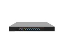 HUNSN Firewall, VPN, 1U Rackmount Device, Mikrotik, PFSense, OPNsense, Network Appliance, Router PC, Celeron 2950M, RJ68, AES-NI, 8 x I226-V 2.5GbE LAN, COM, VGA, 8G RAM, 256G SSD