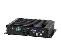 HUNSN Industrial PC, Fanless Mini Computer, IPC, Windows 11 / Linux Ubuntu, WOL, Watchdog Supported, I5 4200U 4250U 4258U 4278U, IM05, 2 x LAN, GPIO, 6 x COM RS232 422 485, 8G RAM, 256G SSD, 1TB HDD