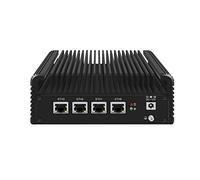 HUNSN Micro Firewall Appliance, Mini PC, PFSense, Mikrotik, OPNsense, Untangle, VPN, Router PC, Intel Celeron J4125, RJ23, AES-NI, 4 x Intel I211-AT LAN, COM, HDMI, 4 x USB, 16G RAM, 512G SSD