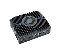 HUNSN Micro Firewall Appliance, Mini PC, pFsense, Mikrotik, OPNsense, VPN, Router PC, Core I7 1255U, RX16, AES-NI, 3 x 2.5GbE I226-V LAN, 3 x HDMI, 2 x COM, SIM Slot, TPM2.0, 16G RAM, 256G SSD