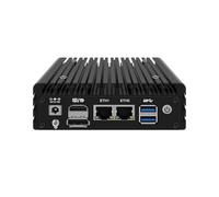 HUNSN Micro Firewall Appliance, Mini PC, PFSense, Mikrotik, OPNsense, VPN, Router PC, Home Server for 3D DIY, I3 N305, RJ56, 2 x 2.5GbE LAN, HDMI, DP, 6 x USB, 32G RAM, 512G SSD