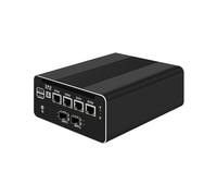 HUNSN Micro Firewall Appliance, Mini PC, PFSense, Mikrotik, OPNsense, VPN, Router PC, Intel I3 N305, RJ50, 4 x 2.5GbE I226-V, 2 x SFP+ Optical 10Gbe 82599ES, Type-C, SIM Slot, TF, 32G RAM, 1TB SSD
