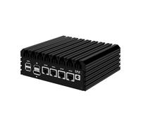 HUNSN Micro Firewall Appliance, Mini PC, PFSense, Mikrotik, OPNsense, VPN, Router PC, Intel N5105, RJ03, AES-NI, 4 x Intel 2.5GbE I226-V LAN, Type-C, TF, M.2 WiFi 6 Slot, 4G RAM, 32G SSD