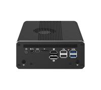 HUNSN Micro Firewall Appliance, Mini PC, PFSense, Mikrotik, OPNsense, VPN, Router PC, Ultra 5 Processor 125H, RJ69, 6 x 2.5GbE I226-V, Type-C USB4, TF, DP, HDMI, 32G RAM, 512G SSD