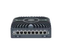 HUNSN Micro Firewall Appliance with vPro, Mini PC, PFSense, Mikrotik, OPNsense, VPN, Router PC, Ultra 5 125U, RX21, 8 x 2.5GbE LAN, LAN 1 I226-LM, AI Boost NPU, 64G RAM, 1TB SSD