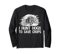 Hunt Hogs to Save Crops Chasse au Sanglier Sauvage Chasse au Porc Sauvage Manche Longue