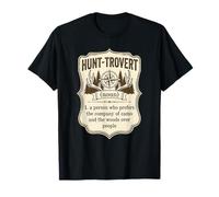 Hunt Trovert - Définition du Chasseur de Gros gibier Amateur de Chasse T-Shirt