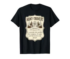 Hunt Trovert - Définition du Chasseur de Gros gibier Amateur de Chasse T-Shirt
