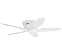 Hunter 132 cm | 52 pouces Ventilateur de Plafond Blanc Profil Bas avec Chaînette, 24377