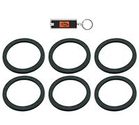 Hunter 181500 PGP Lot de 6 joints d'étanchéité pour arroseurs de rotor Hunter PGP, joints de relevage Hunter PGP pour rotors, lot de 6 joints de rechange avec porte-clés lumineux LED inclus