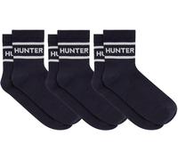 Hunter 3 Pack Ankle Socks Unisex Ciel nocturne/Blanc 6-8 Unisex