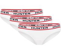 Hunter 3 Pack Bikini Briefs Womens Blanc éclatant 12-14 (M) Female