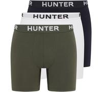 Hunter 3 Pack Cotton Stretch Boxer Briefs Mens Sky/White/Kamb Medium Male