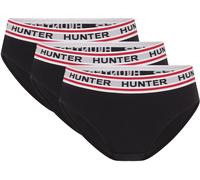Hunter 3 Pack High Leg Brief Womens Noir 8 - 10 (S) Female