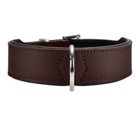Hunter 46955 Basic 55 Collier en Nickel pour Chien Marron 41-49 cm