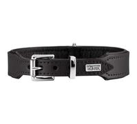 Hunter 46959 Basic 37 Collier en Nickel pour Chien Noir 30-34,5 cm