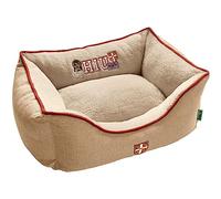HUNTER 61390 University Panier pour Chien Marron Taille L Dimensions ext. 110 x 97 cm + Coussin int. 90 x 70 cm