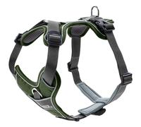 Hunter 67592 Harnais Pour Chiens Et Chats M Vert, Gris Nylon, Polyester Chien Harnais De Traction