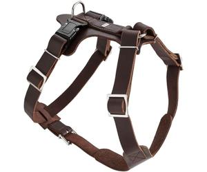 HUNTER Aalborg 67333 Harnais en Y en Cuir de Vachette véritable Souple Marron foncé XXL