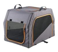 HUNTER Alu-Frame Chien Boîte de Transport, 61 x 45.5 x 43 cm, Anthracite/Orange