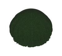 Hunter Bonnet de douche double couche imperméable réutilisable Motif pétales floraux Vert