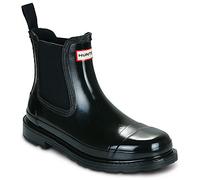 Hunter Boots - Women's Commando Chelsea Gloss - Bottes de pluie femme Black - 37
