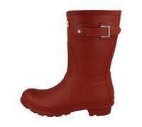 Hunter Bottes Courtes Originales Filles En Caoutchouc Rouge Imperméables