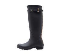 HUNTER Bottes en caoutchouc marron / rose / noir, Taille 38