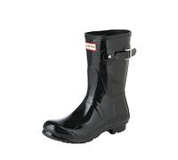 Hunter Original Short Gloss - Bottes femme - Noir (Black) - 40/41 EU. (7 UK)