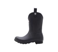 HUNTER Bottes en caoutchouc rouge clair / noir / blanc cassé, Taille 41,5-42