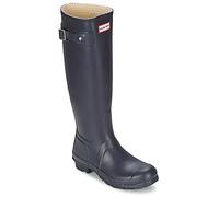 Hunter Botte de pluie en caoutchouc Original Tall Noir/Bleu Adulte 35 1/2