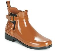 Hunter Bottes REFINED GLOSS QUILT CHELSEA in Marron 37