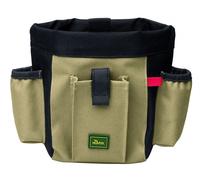 HUNTER Bugrino profi sac banane, sac à nourriture, sac à friandises, pour l'entraînement et la formation, 22 x 18,5 cm, noir/beige