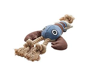 HUNTER Canvas Sansibar Rantum Jouet pour Chien en Forme de Homard, 21 cm, Longueur Totale 43 cm