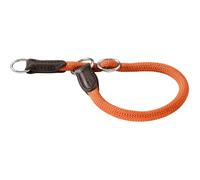 HUNTER Collier de dressage FREESTYLE - Couleur : orange - Corde résistante avec noyau en polyamide - Doux et robuste - Résistant aux intempéries et facile d'entretien - Idéal pour l'entraînement et la